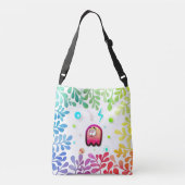 Heb een Fun Day Flower Mix Edition Crossbody Tas (Achterkant)