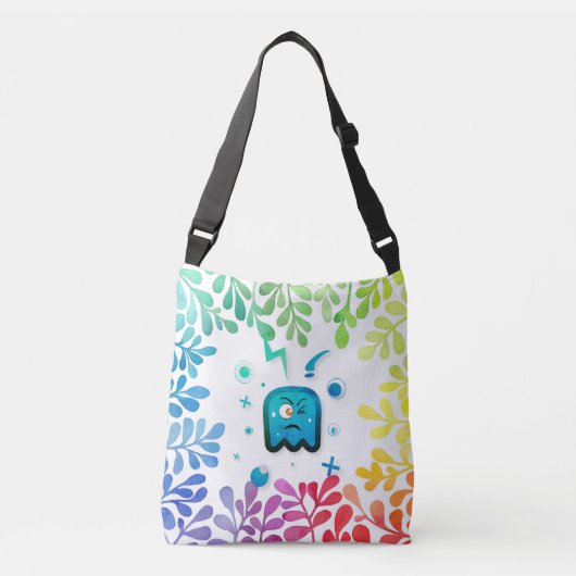 Heb een Fun Day Flower Mix Edition Crossbody Tas (Voorkant)