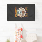 Heb een funky pompoen tijd spook pompoen kerkhof spandoek (Insitu)