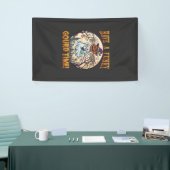 Heb een funky pompoen tijd spook pompoen kerkhof spandoek (Beurs)