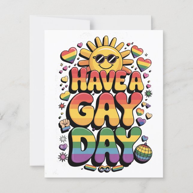 Heb een Gay Dag LGBT Pride Maand  (Voorkant)