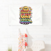 Heb een Gay Dag LGBT Pride Maand Spandoek (Insitu)