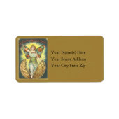 Heb een gelukkig Halloween  adreslabel Etiket (Voorkant)