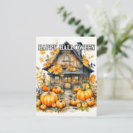 Heb een gelukkig pompoen seizoen briefkaart (Staand voorkant)