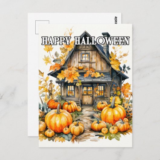 Heb een gelukkig pompoen seizoen briefkaart (Voorkant / Achterkant)