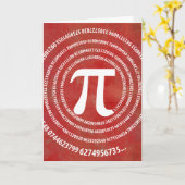 Heb een Gelukkige en Irrationele Dag van Pi! Kaart (Gele Bloem)