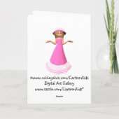 Heb een Gelukkige Pasen… Ijscoupe! Feestdagen Kaart (Achterkant)