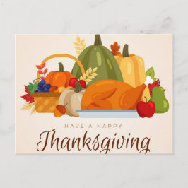 Heb een gelukkige Thanksgiving Briefkaart