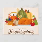 Heb een gelukkige Thanksgiving Briefkaart (Voorkant)
