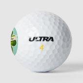 Heb een geweldige dag, golfbalproduct de golfballen (Logo)