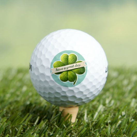 Heb een geweldige dag, golfbalproduct de golfballen (Insitu Shirt)