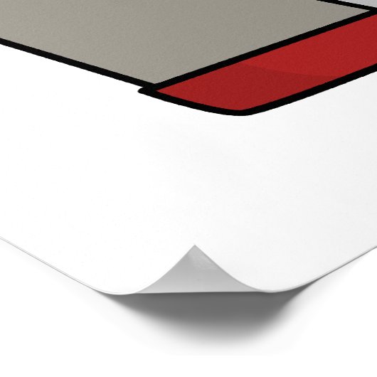 Heb een geweldige dag grappige kaas woordspeling poster (Hoek)