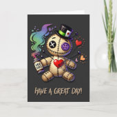 Heb een geweldige dag Voodoo-pop Greeting Kaart (Voorkant)