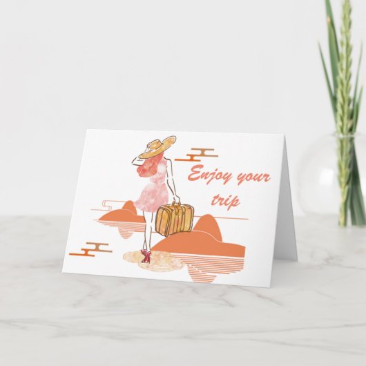 HEB EEN GEWELDIGE REIS EN KAN NIET WACHTEN OM TE H KAART (Voorkant)