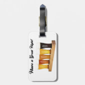 Heb een geweldige vlucht bagagelabel (Achterkant verticaal)