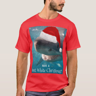 Heb een geweldige witte kersthaai Funny T-shirt