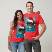 Heb een geweldige witte kersthaai t-shirt (Unisex)