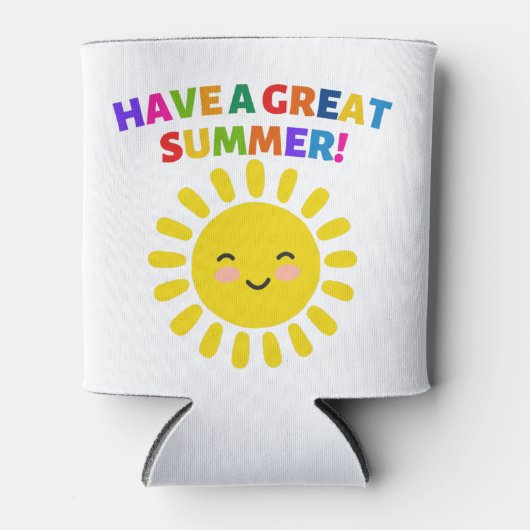 Heb een geweldige zomer blikjeskoeler (Voorkant)