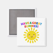 Heb een geweldige zomer magneet (Voorkant / Achterkant)