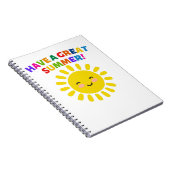 Heb een geweldige zomer notitieboek (Rechterzijde)