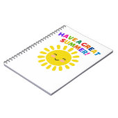 Heb een geweldige zomer notitieboek (Linkerzijde)