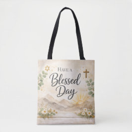 Heb een Gezegende Dag - Messiaanse Joodse Verjaard Tote Bag
