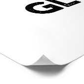 Heb een Glued Day Funny Glue Pun Poster (Hoek)