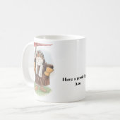 "Heb een goede dag, Ace" konijnenproefse Mok (Voorkant links)