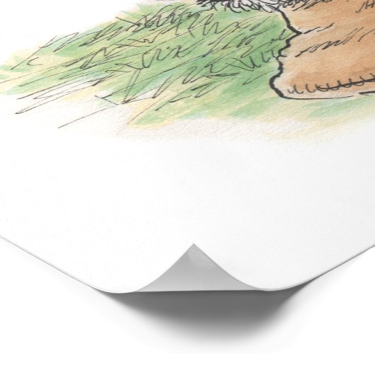 "Heb een goede dag, Ace" Pilot Rabbit print (Hoek)