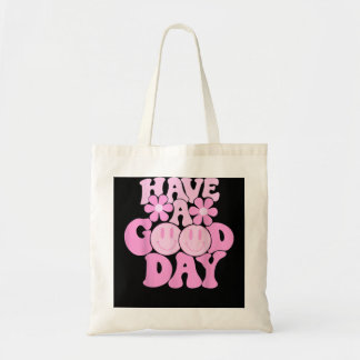 Heb een goede dag met Retro Smile Face Happy Face Tote Bag