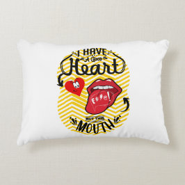 Heb een goede hart mond accent kussen