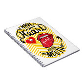 Heb een goede hart mond notitieboek (Rechterzijde)