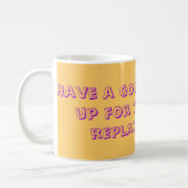 Heb een goede oude knieën voor je knievervanging koffiemok (Links)