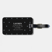 Heb een goede reis vliegende schotel bagagelabel (Achterkant horizontaal)