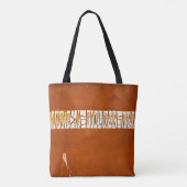 "Heb een gouden dag" Rustic Peeling Paint Tote Bag (Achterkant)
