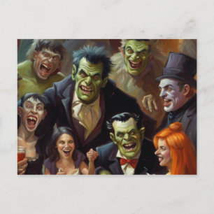 Heb een Goulish Halloween zegt Monster Mash Kaart