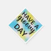 Heb een Groovy Day Tie Dye Verjaardag Servet (Hoek)