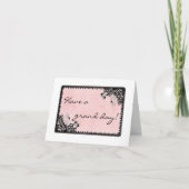 Heb een grote dag briefkaart (Voorkant)