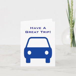 Heb een Grote Reis van de Auto Feestdagen Kaart
