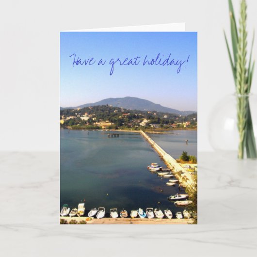 Heb een grote vakantie! kaart (Voorkant)