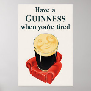 Heb een Guinness-posterprint John Gilroy vintage Poster