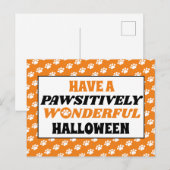 Heb een handige halloween briefkaart (Voorkant / Achterkant)
