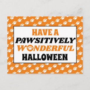 Heb een handige halloween briefkaart