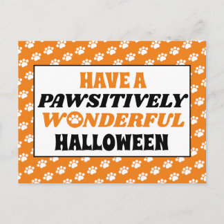 Heb een handige halloween briefkaart