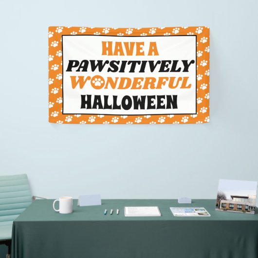 Heb een handige halloween spandoek (Beurs)