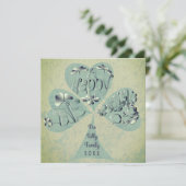 "Heb een Happy St. Patrick's Day" Handgeschreven d Bedankkaart (Staand voorkant)