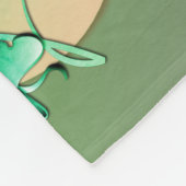 "Heb een Happy St. Patrick's Day!" Leprechaun Fleece Deken (Hoek)