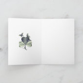 "Heb een Happy St. Patrick's Day" Shamrock Feestdagen Kaart (Binnen)