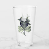 "Heb een Happy St. Patrick's Day" Shamrock Glas (Voorkant)