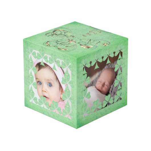 "Heb een Happy St. Patrick's Day" Shamrock Lijst (Achter hoekig)